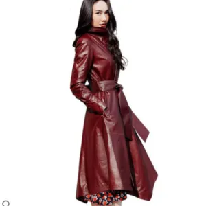 New Autumn Winter Women Fashion Genuine Leather Jacket Elegant