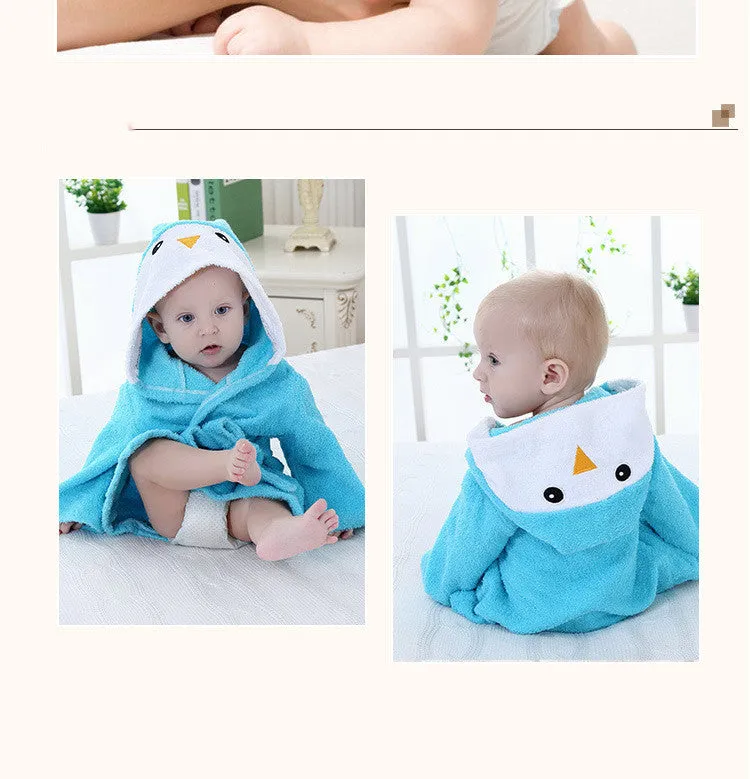 New Cotton Cartoon Bathrobes ForBoys And Girls