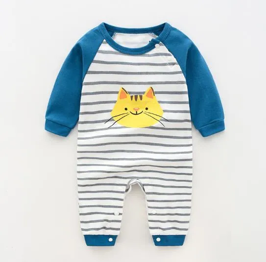 Newborn Baby Spring-Autumn Cotton Clothing Orangemom Baby Romper Boys Animal Costumes Boutique Pajama Roupa