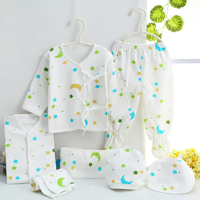 Newborn clothing Fashion Baby Boys Clothing Sets set 7pieces & 5 pieces clothes for 0-3M
