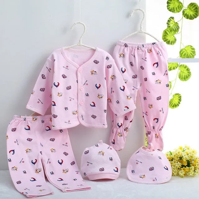 Newborn clothing Fashion Baby Boys Clothing Sets set 7pieces & 5 pieces clothes for 0-3M