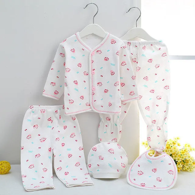 Newborn clothing Fashion Baby Boys Clothing Sets set 7pieces & 5 pieces clothes for 0-3M