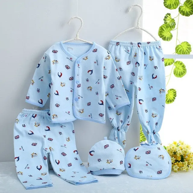 Newborn clothing Fashion Baby Boys Clothing Sets set 7pieces & 5 pieces clothes for 0-3M
