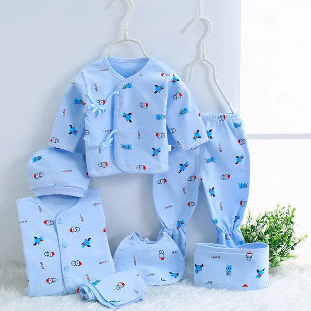 Newborn clothing Fashion Baby Boys Clothing Sets set 7pieces & 5 pieces clothes for 0-3M