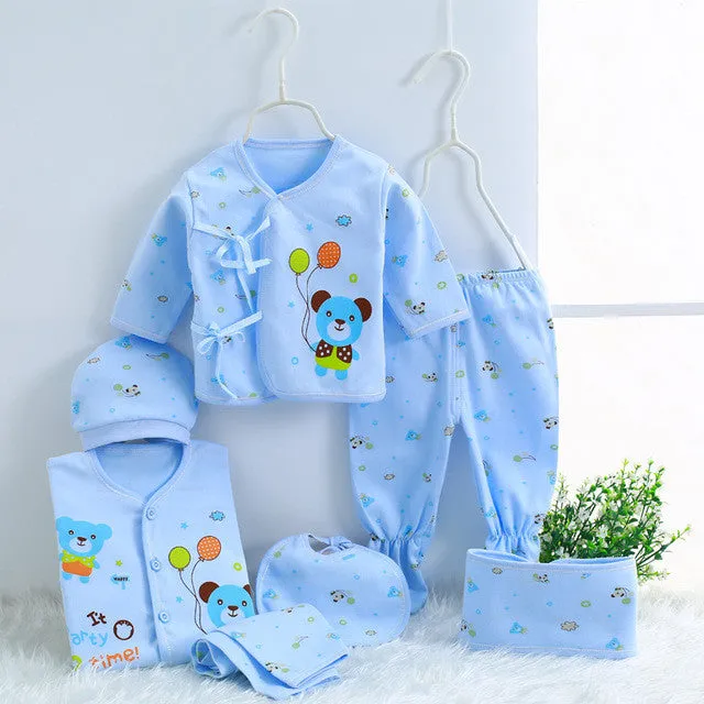 Newborn clothing Fashion Baby Boys Clothing Sets set 7pieces & 5 pieces clothes for 0-3M