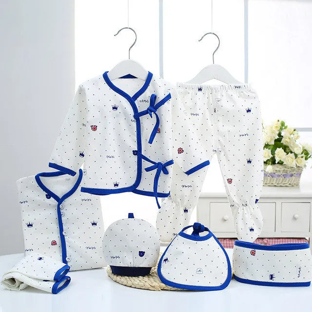 Newborn clothing Fashion Baby Boys Clothing Sets set 7pieces & 5 pieces clothes for 0-3M