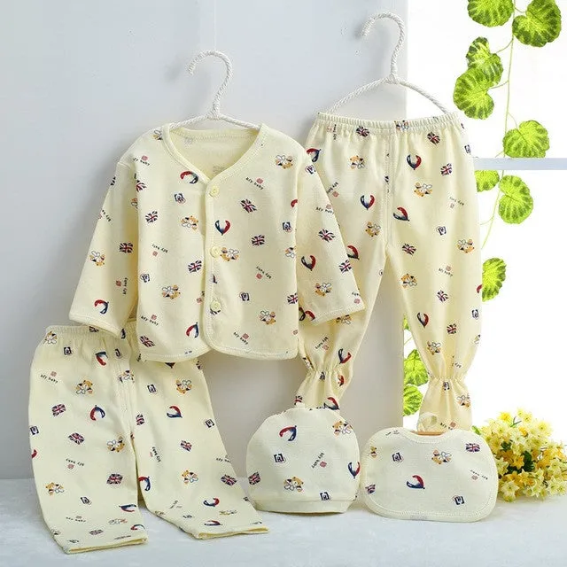 Newborn clothing Fashion Baby Boys Clothing Sets set 7pieces & 5 pieces clothes for 0-3M