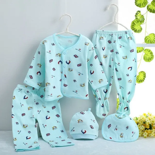 Newborn clothing Fashion Baby Boys Clothing Sets set 7pieces & 5 pieces clothes for 0-3M