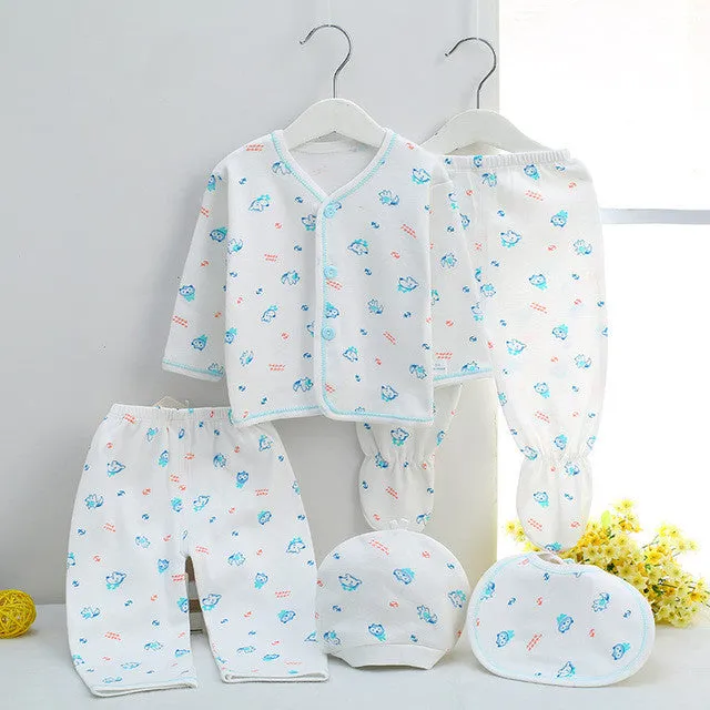 Newborn clothing Fashion Baby Boys Clothing Sets set 7pieces & 5 pieces clothes for 0-3M