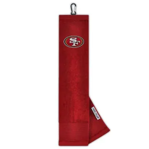 NFL San Francisco 49ers Tri-Fold Embroidered Golf Towel 16 x 24 (T0437017)