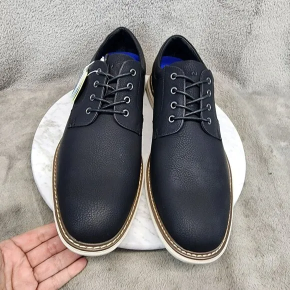 Nunn Bush Shoes Mens Size 10.5 Cove Casual Black Lace Up Oxford *NWT*