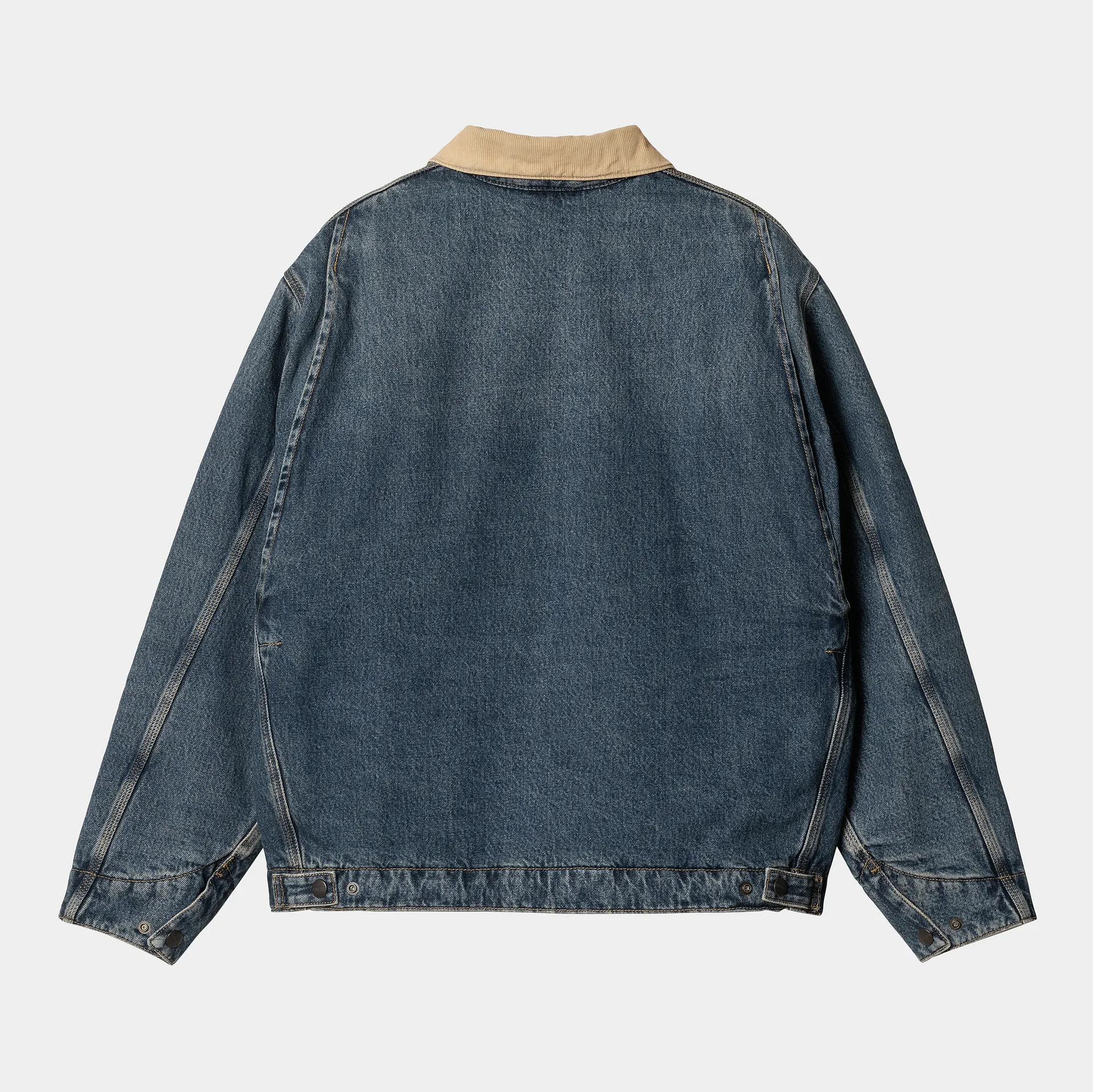 OG DETROIT JACKET BLUE / DUSTY H BROWN WORN USED WASH