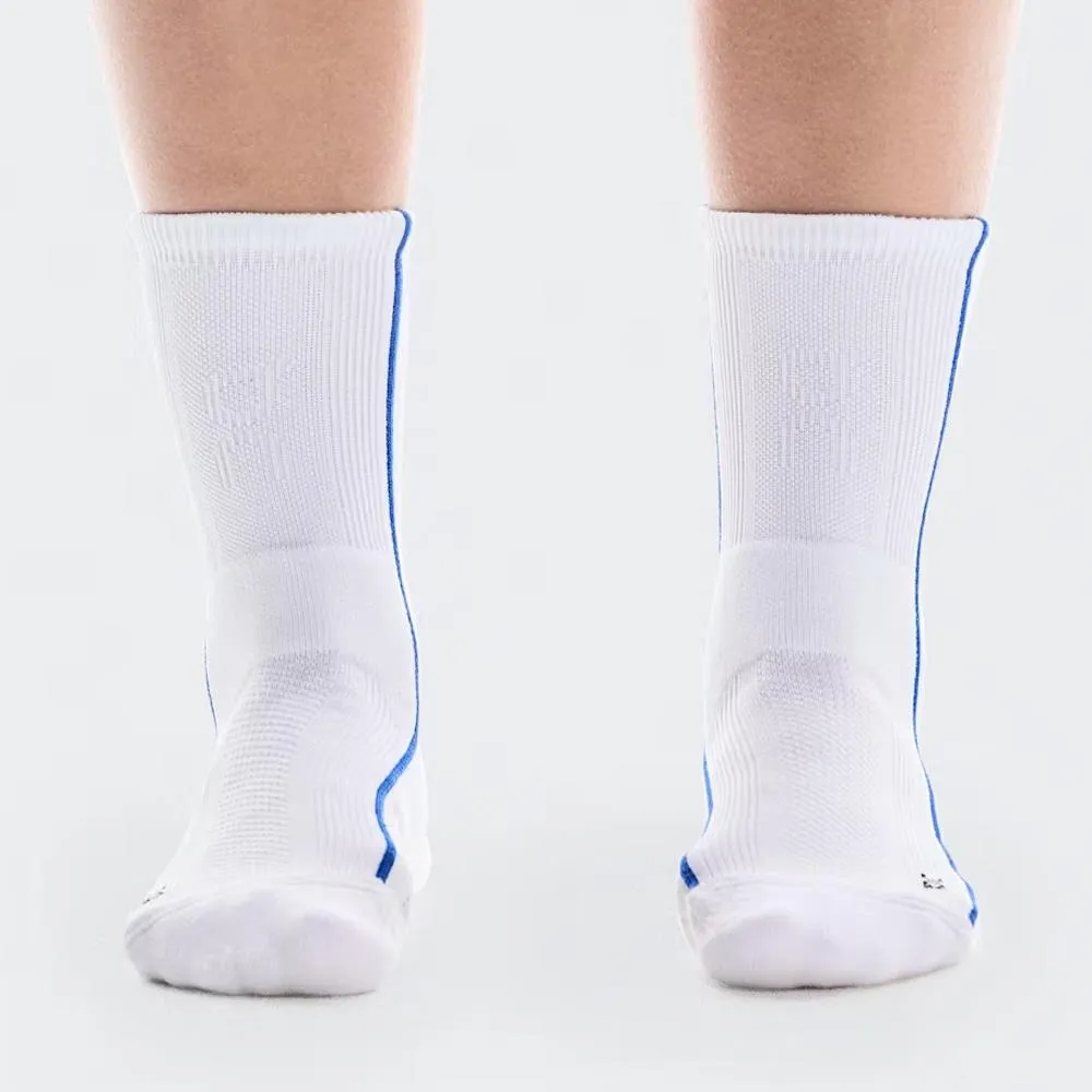 On Court High 1 Pack Socks - White/Indigo