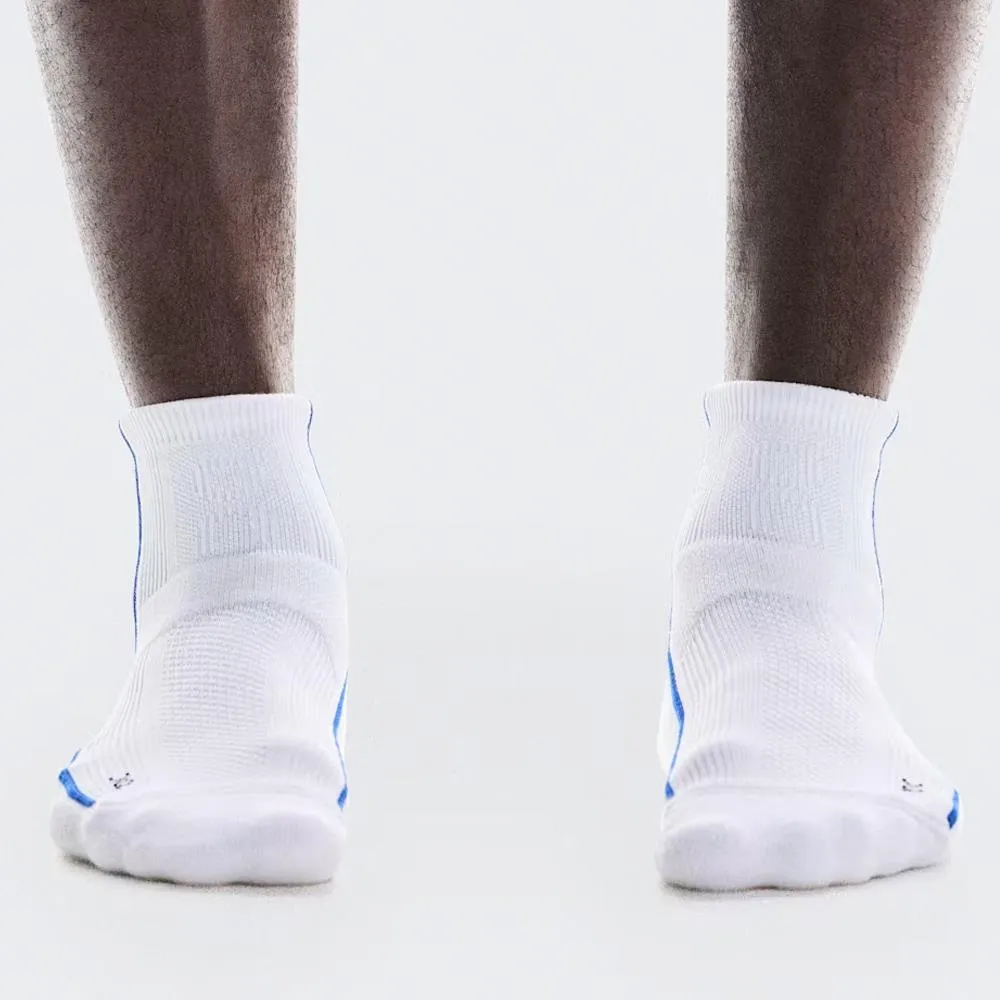 On Court Mid 1 Pack Socks - White/Indigo