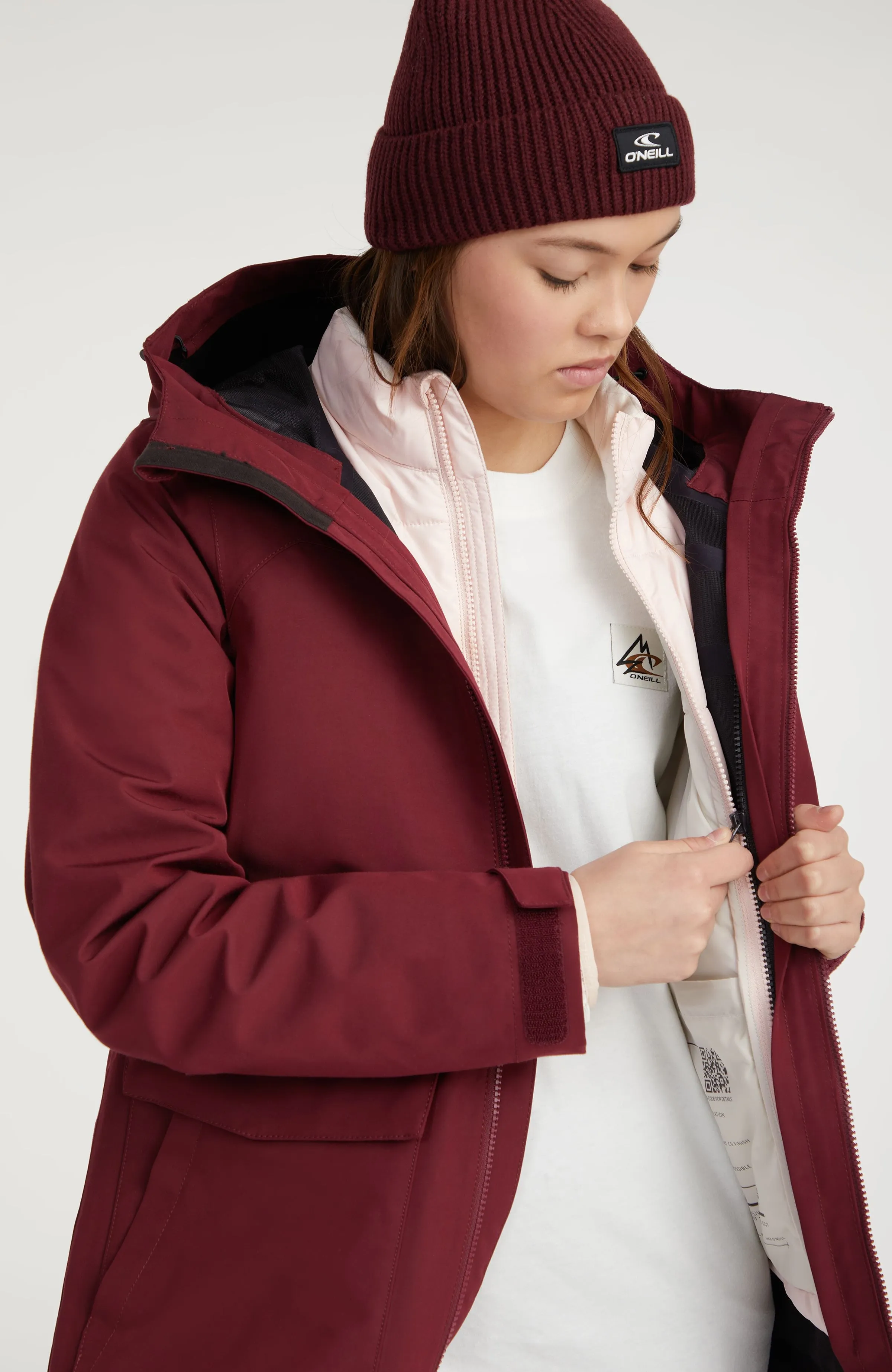 O'Neill TRVLR Series Journey Shell-Parka | Windsor Wine