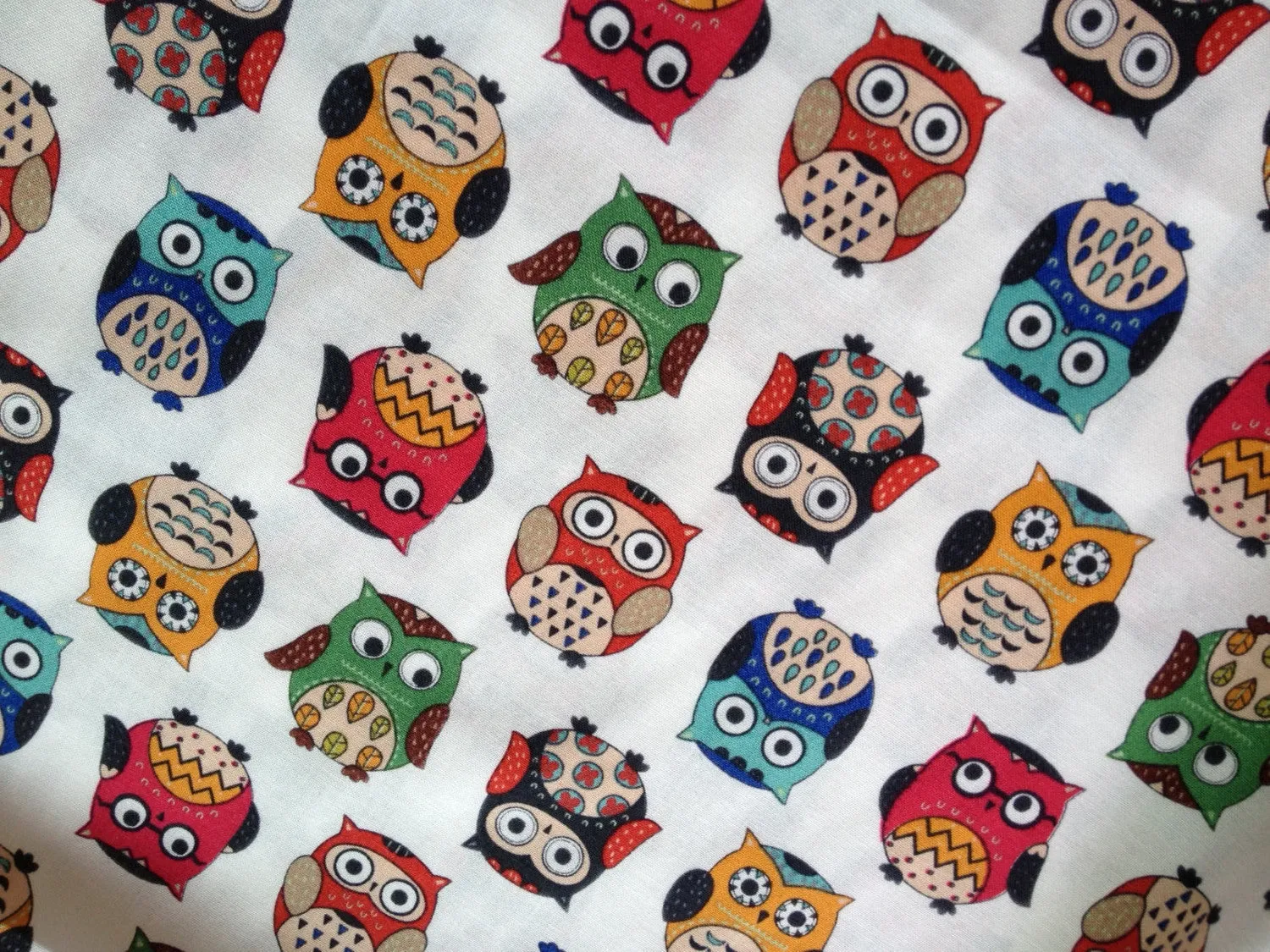 Owls Cotton Fabric - By the Yard - 41799 - 177