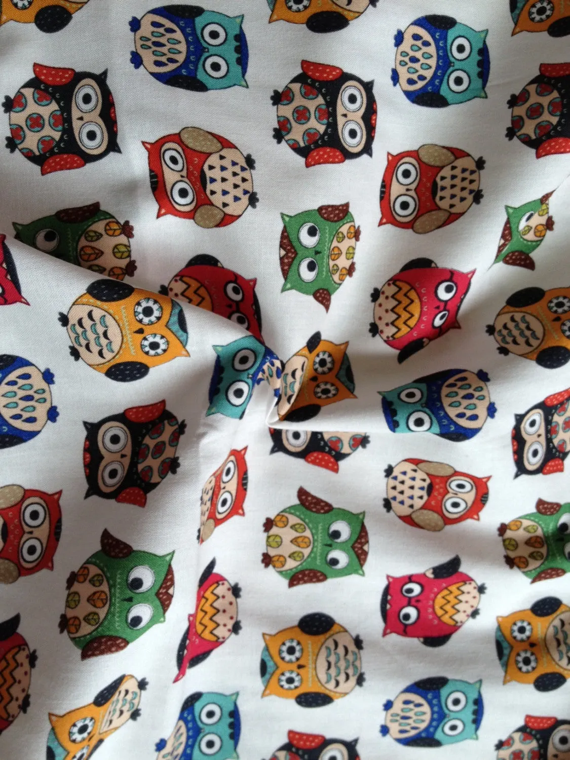 Owls Cotton Fabric - By the Yard - 41799 - 177