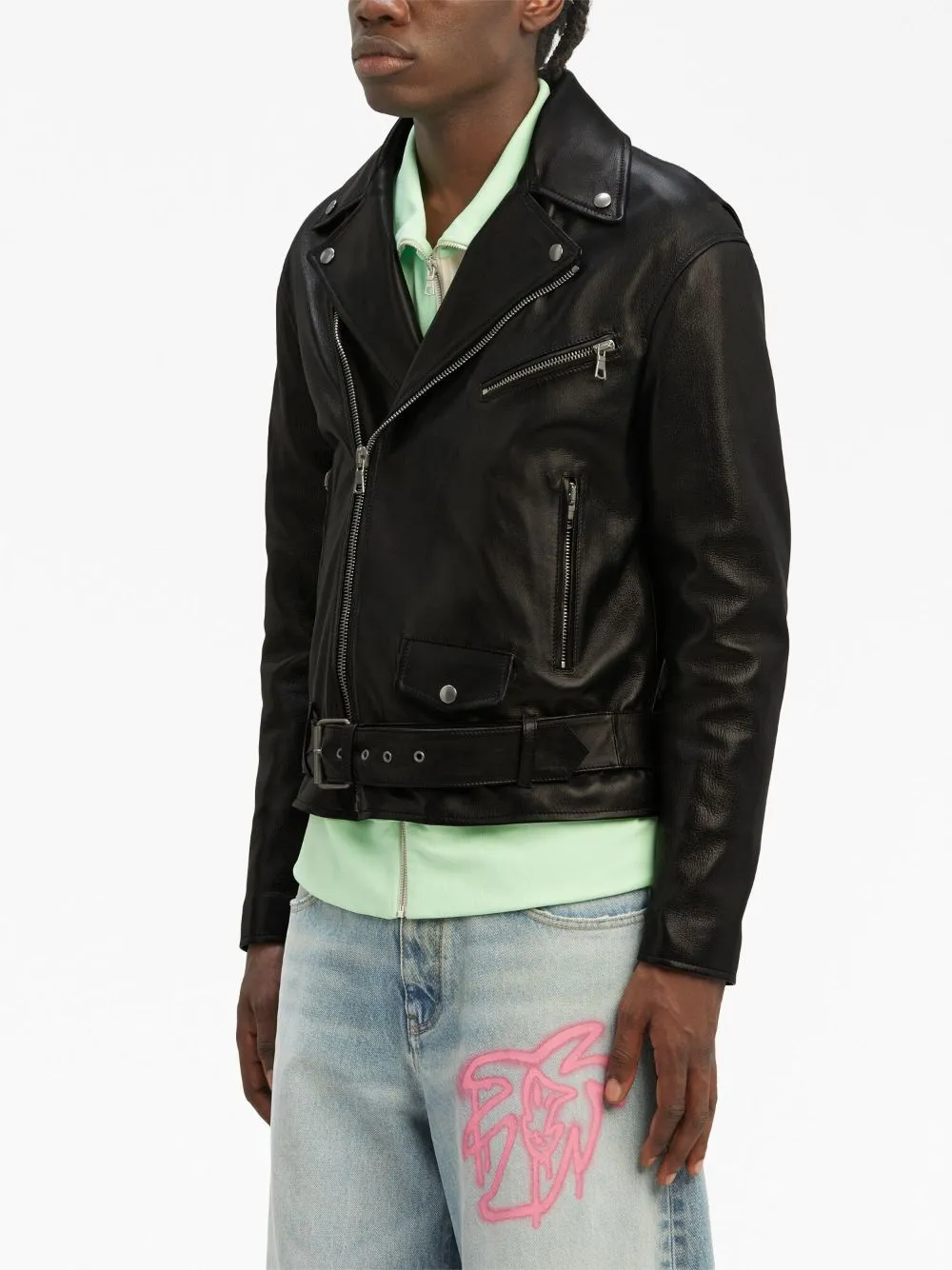 Palm Angels Jackets Black