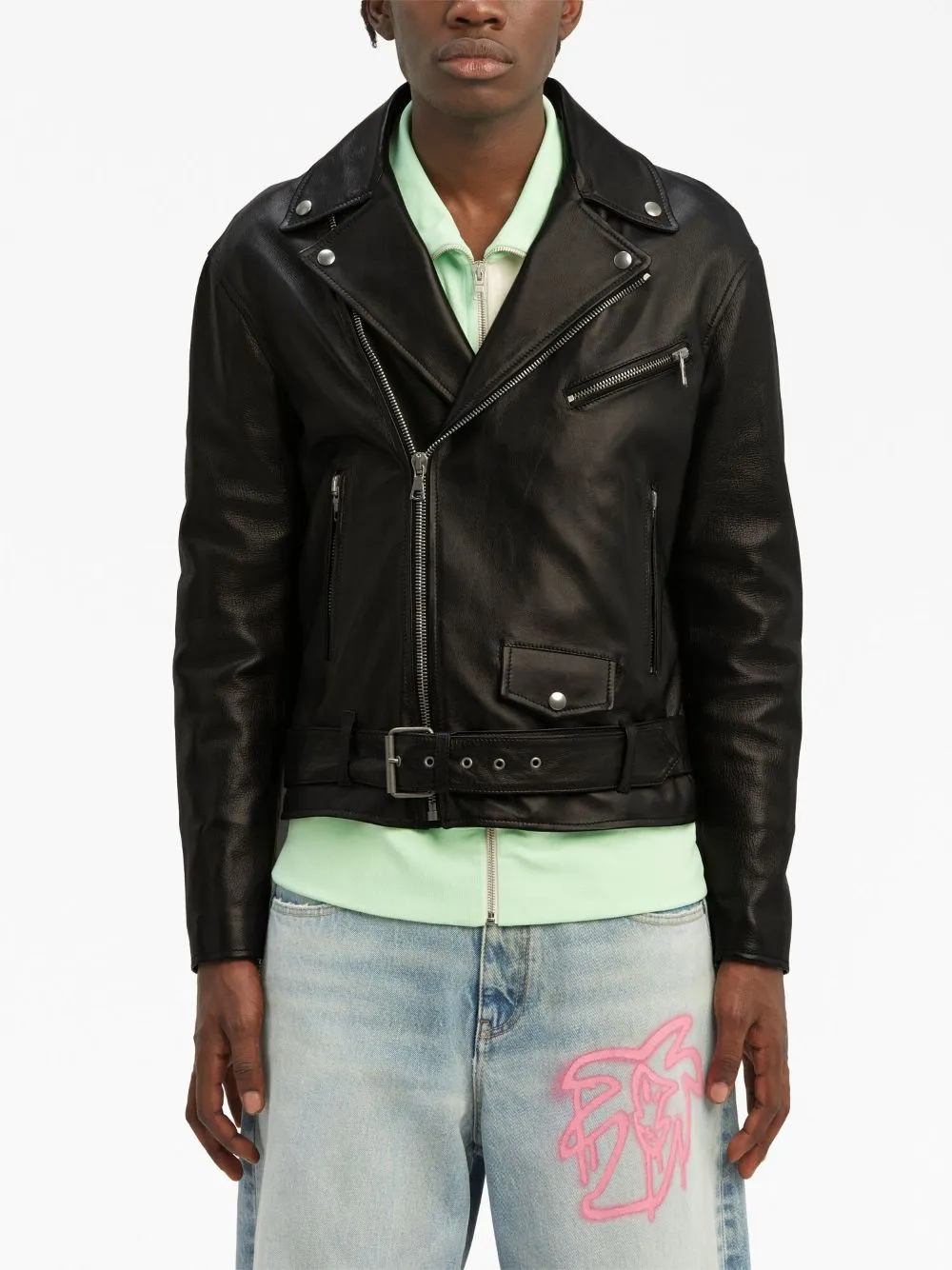 Palm Angels Jackets Black