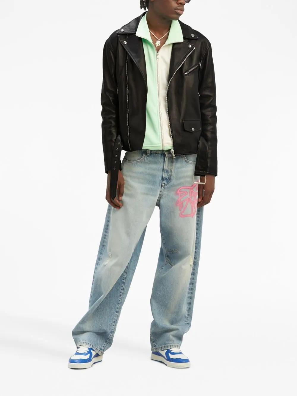 Palm Angels Jackets Black