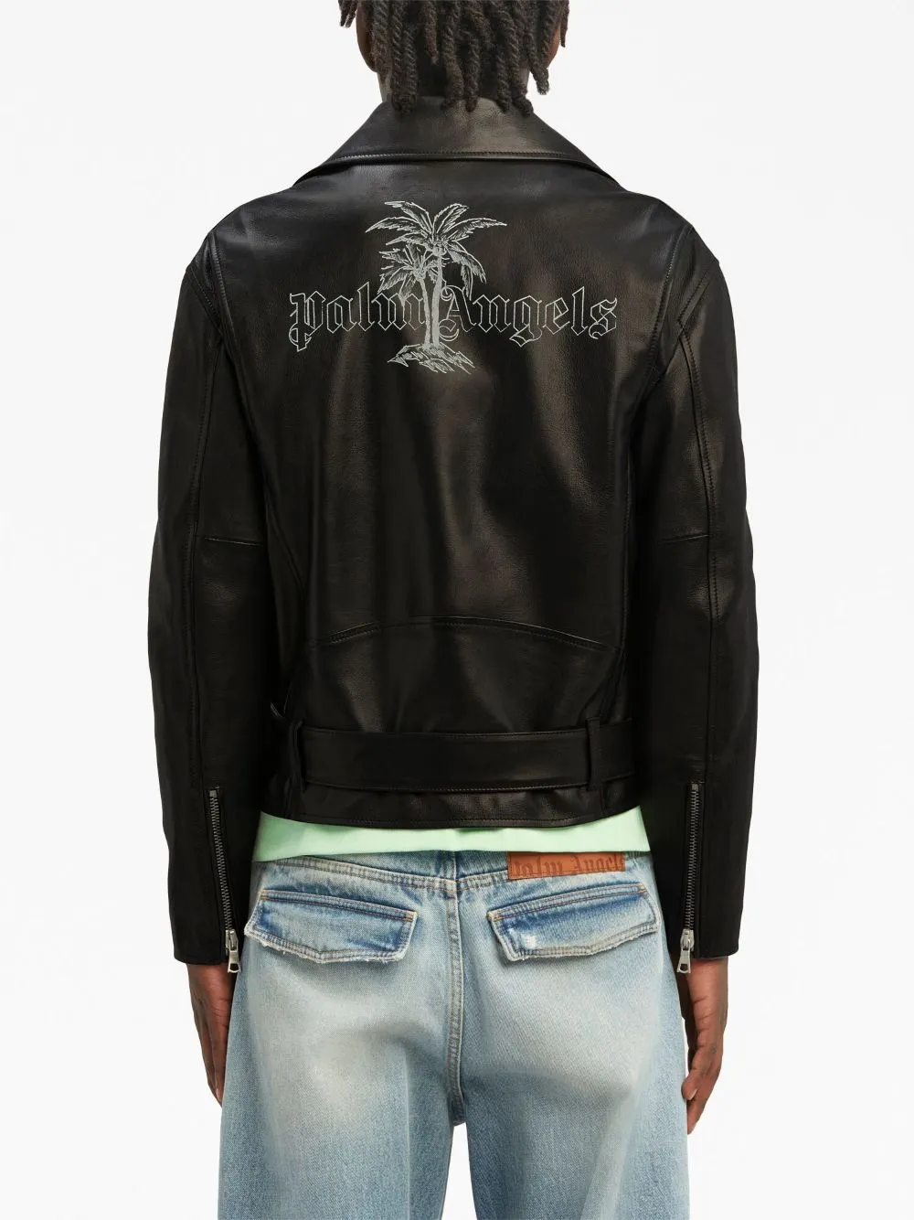 Palm Angels Jackets Black