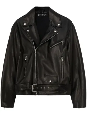 Palm Angels Jackets Black