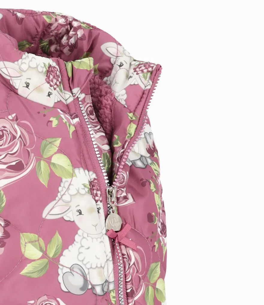Parka bebé niña sin mangas