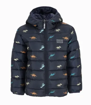 Parka niño con dinosaurios