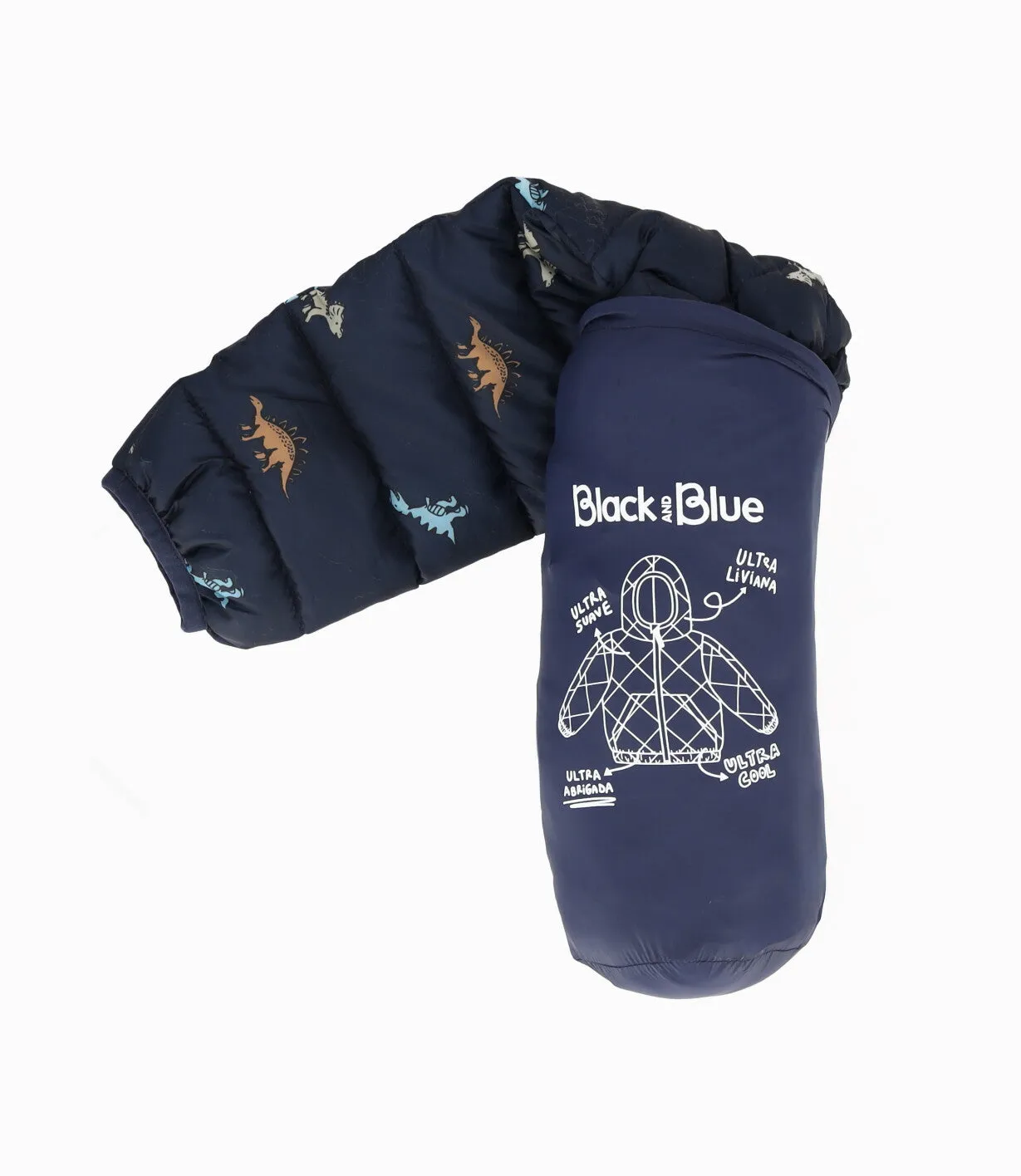 Parka niño con dinosaurios