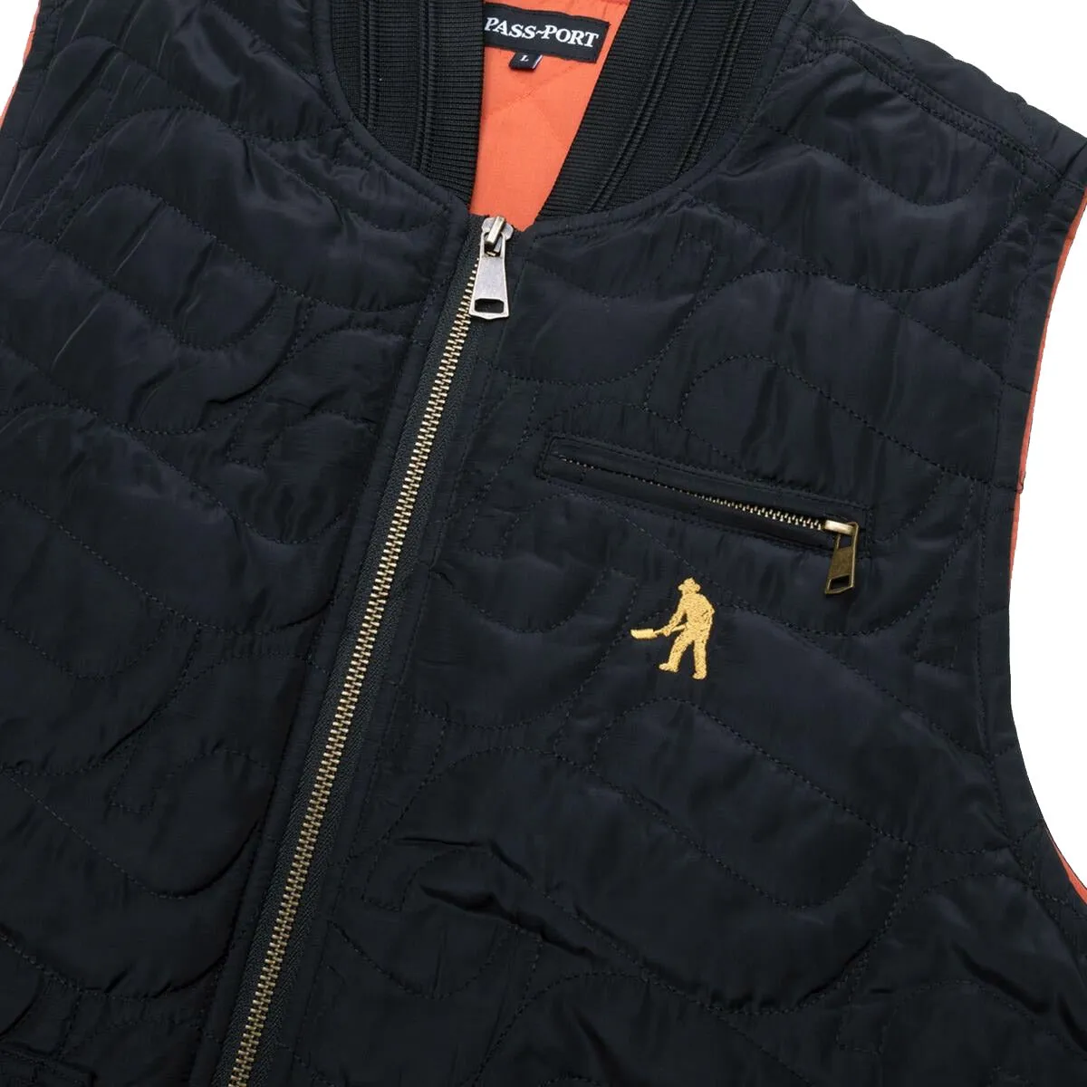 Pass~Port - Tilde Puff Packers Vest Black