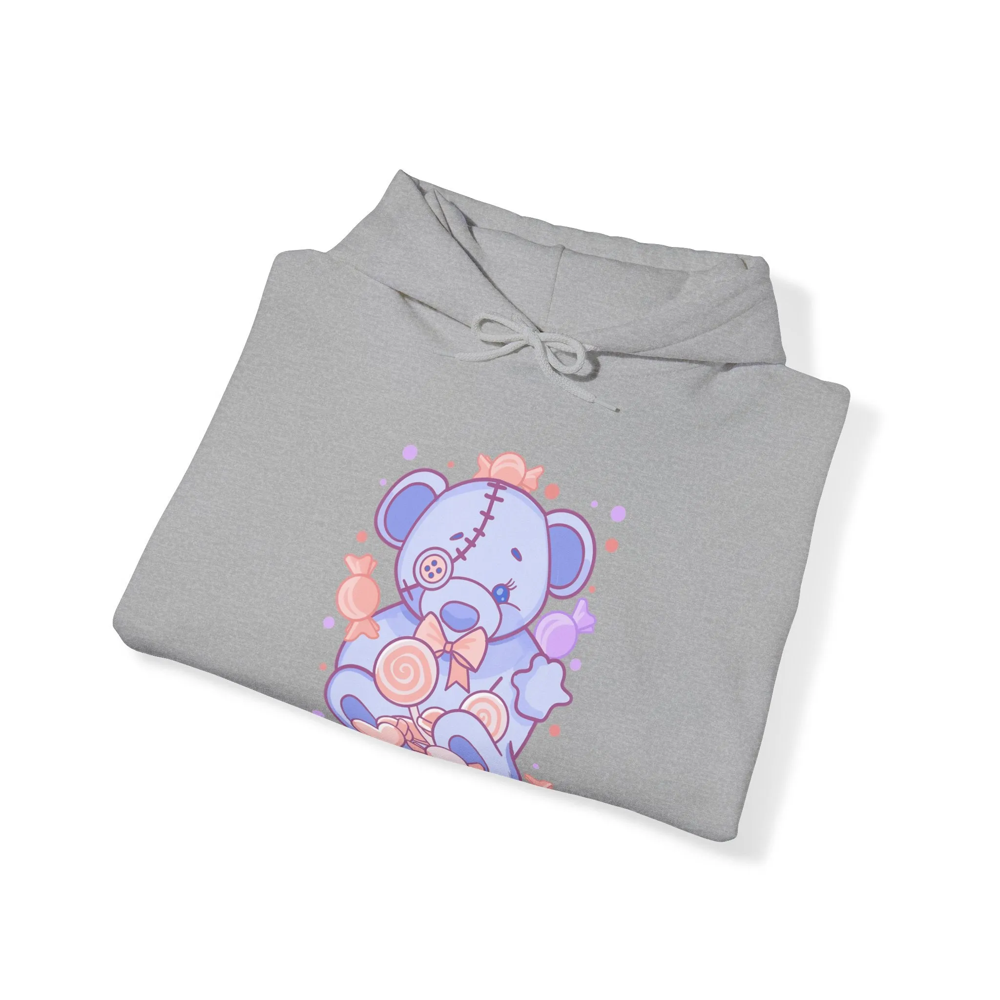 Pastel Baby Blue Teddy Bear Hoodie