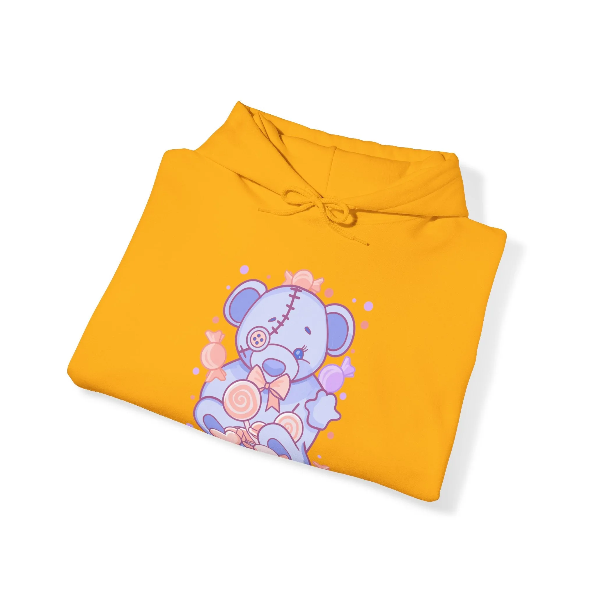 Pastel Baby Blue Teddy Bear Hoodie