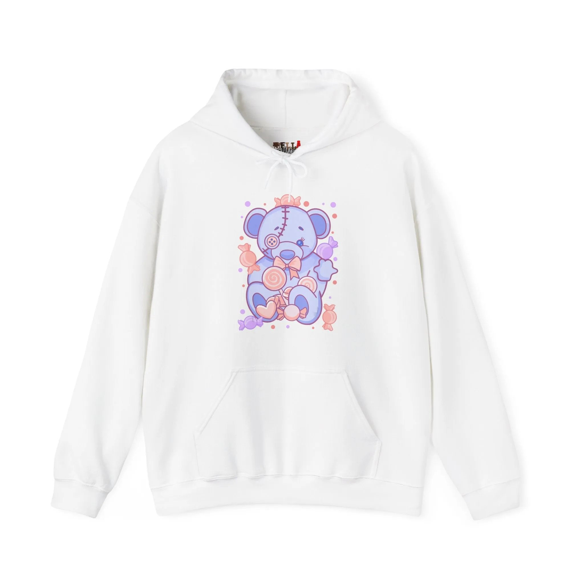 Pastel Baby Blue Teddy Bear Hoodie