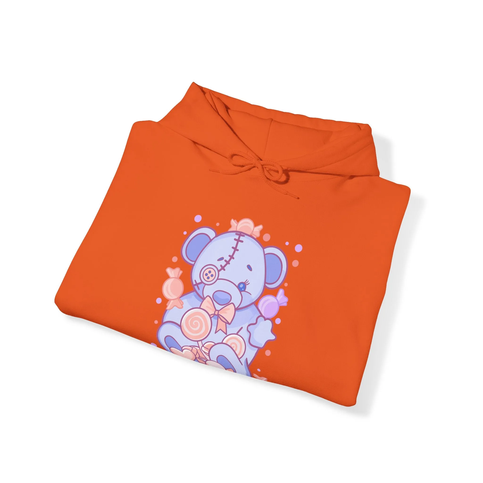 Pastel Baby Blue Teddy Bear Hoodie