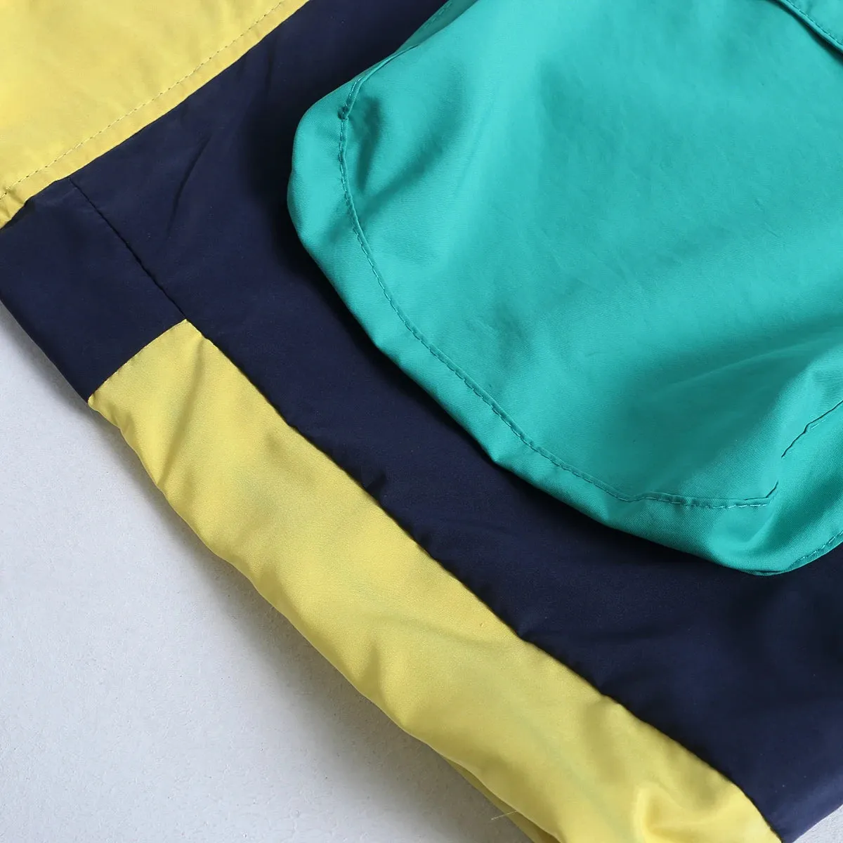 Patchwork-Design Vintage Winter Parka