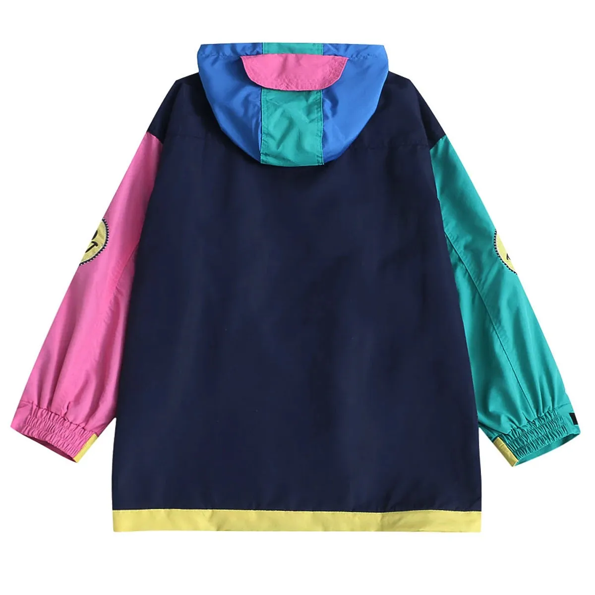 Patchwork-Design Vintage Winter Parka