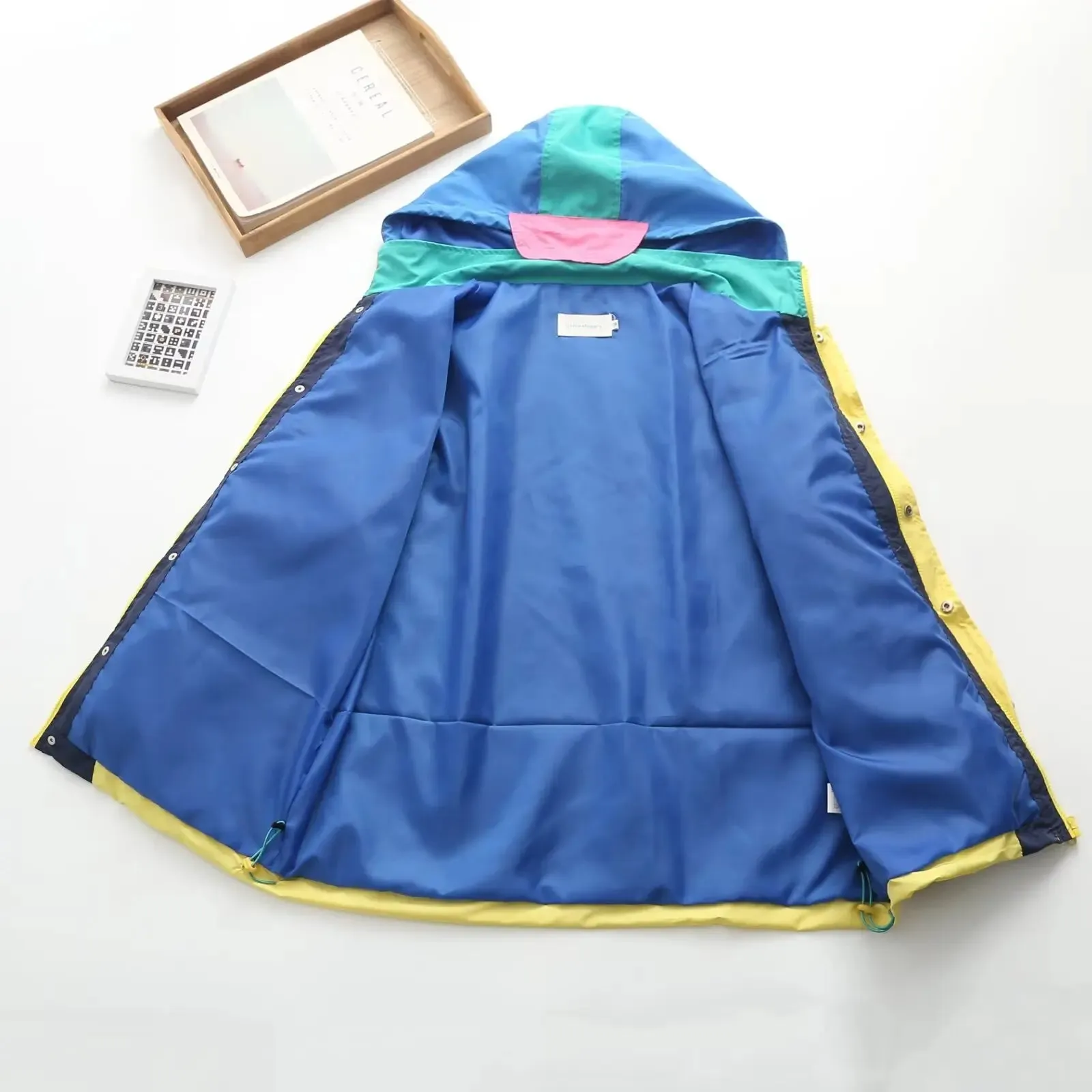 Patchwork-Design Vintage Winter Parka