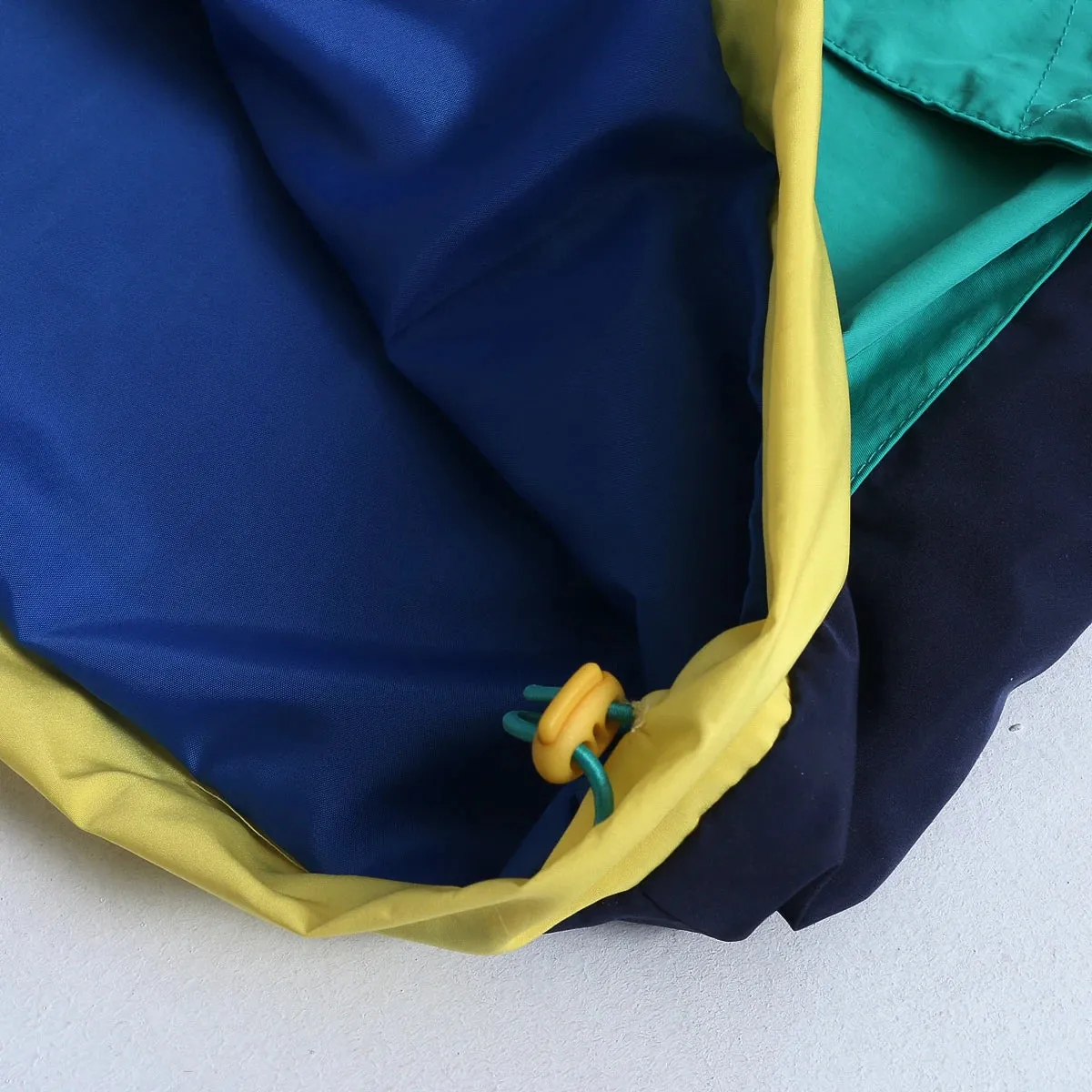 Patchwork-Design Vintage Winter Parka