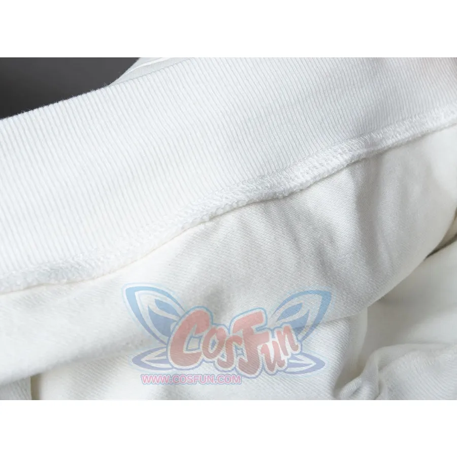 Patchwork-inspired Fox Print Lace-up Ears Hoodie Sweatshirt mp005915