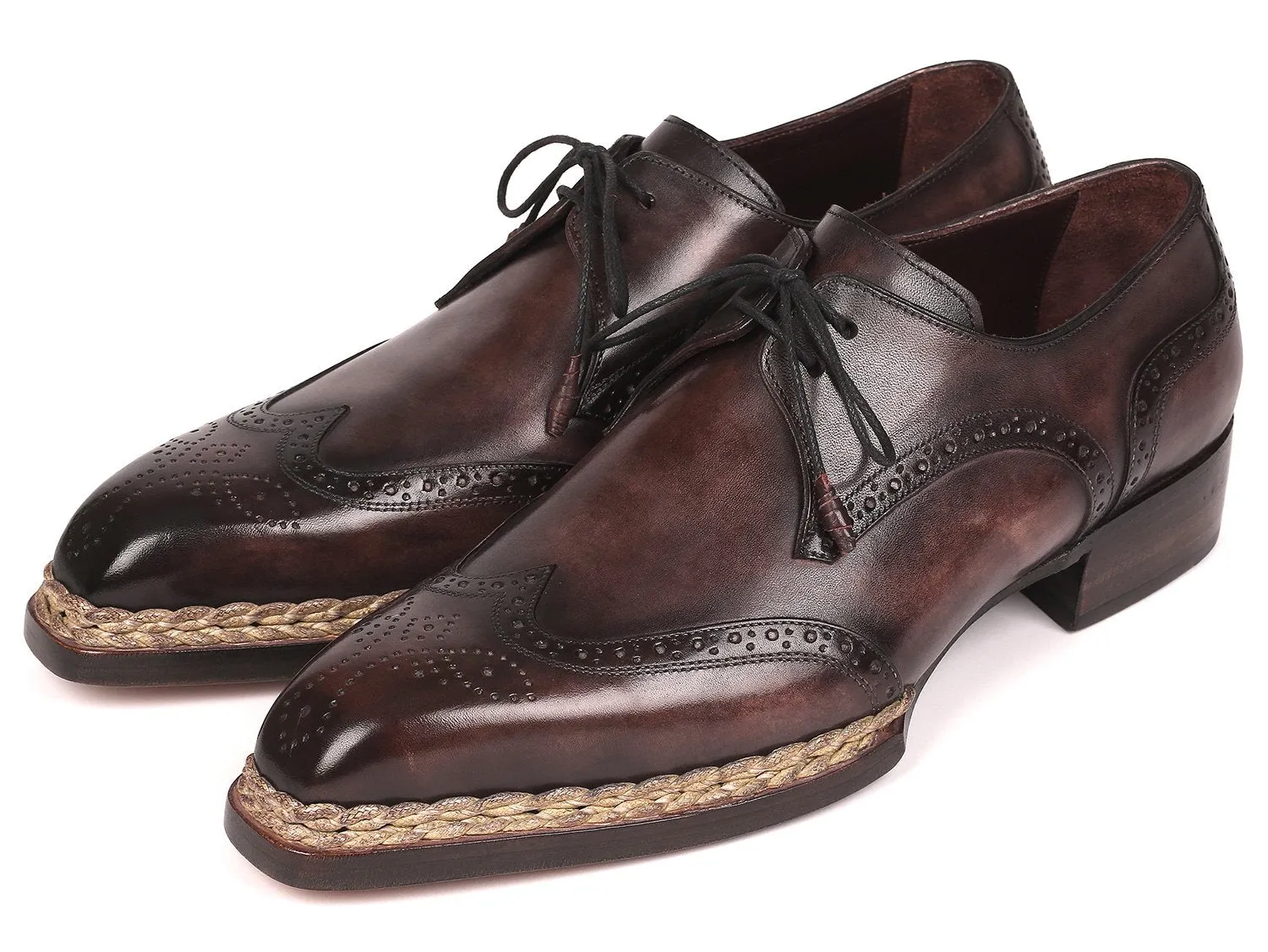 Paul Parkman Bronze Wingtip Derby Shoes