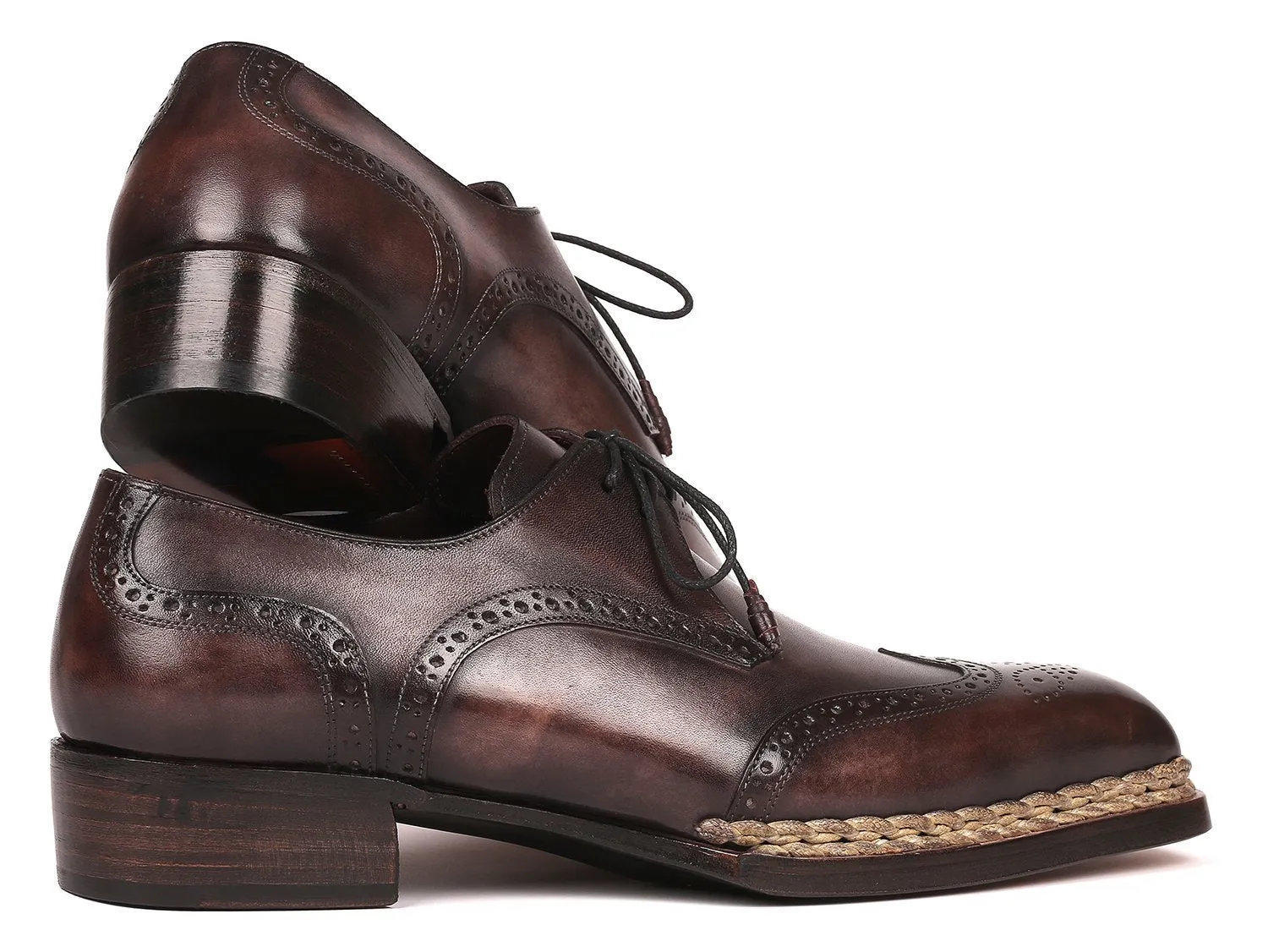 Paul Parkman Bronze Wingtip Derby Shoes