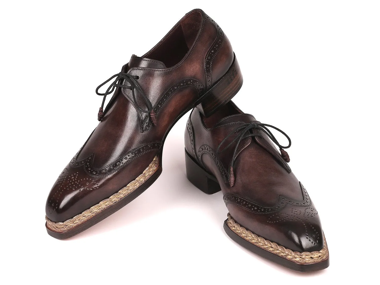 Paul Parkman Bronze Wingtip Derby Shoes