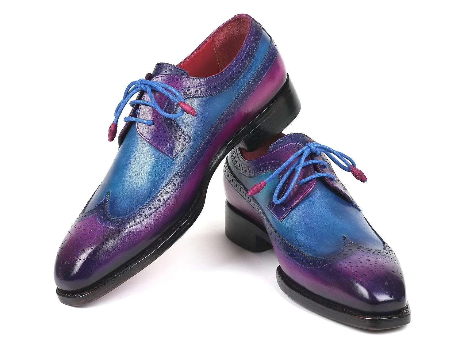 Paul Parkman Handmade Wingtip Derby Shoes