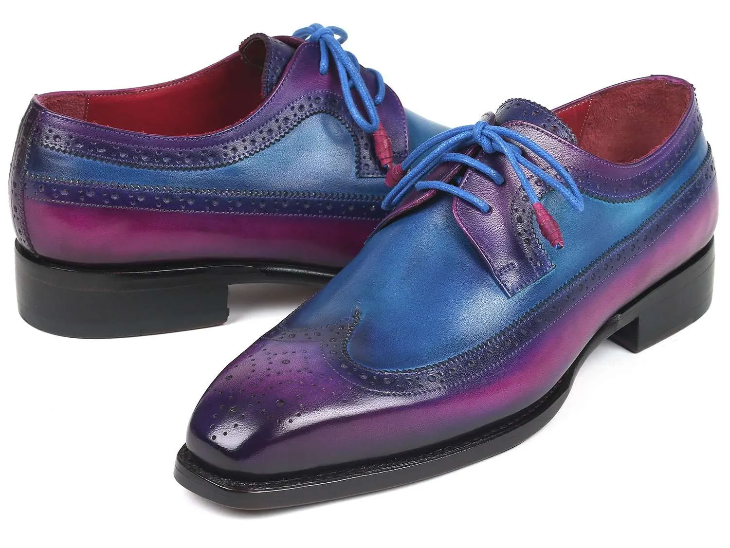 Paul Parkman Handmade Wingtip Derby Shoes