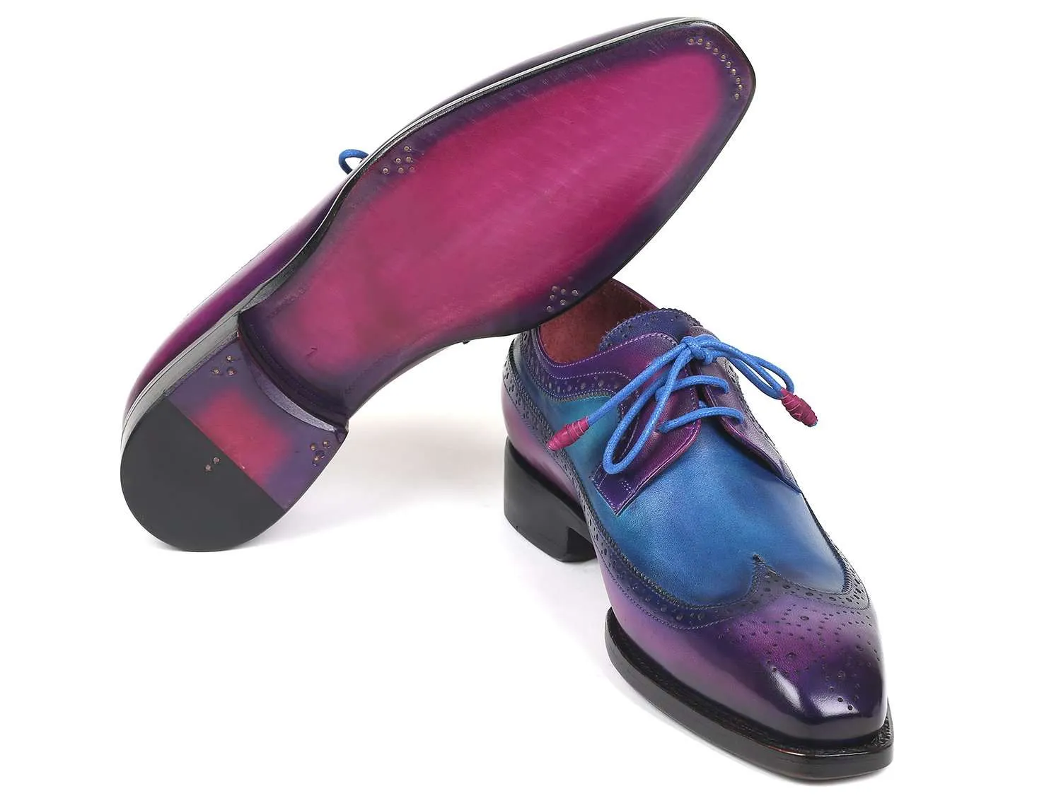Paul Parkman Handmade Wingtip Derby Shoes