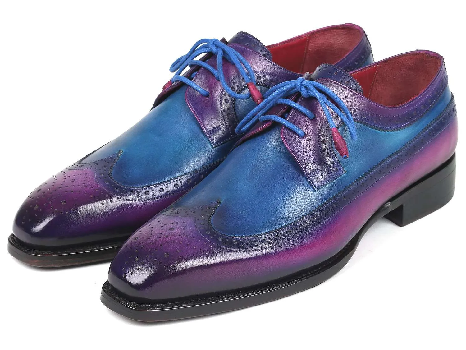 Paul Parkman Handmade Wingtip Derby Shoes