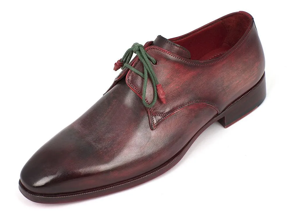 Paul Parkman Men's Multicolor Leather Derby Shoes