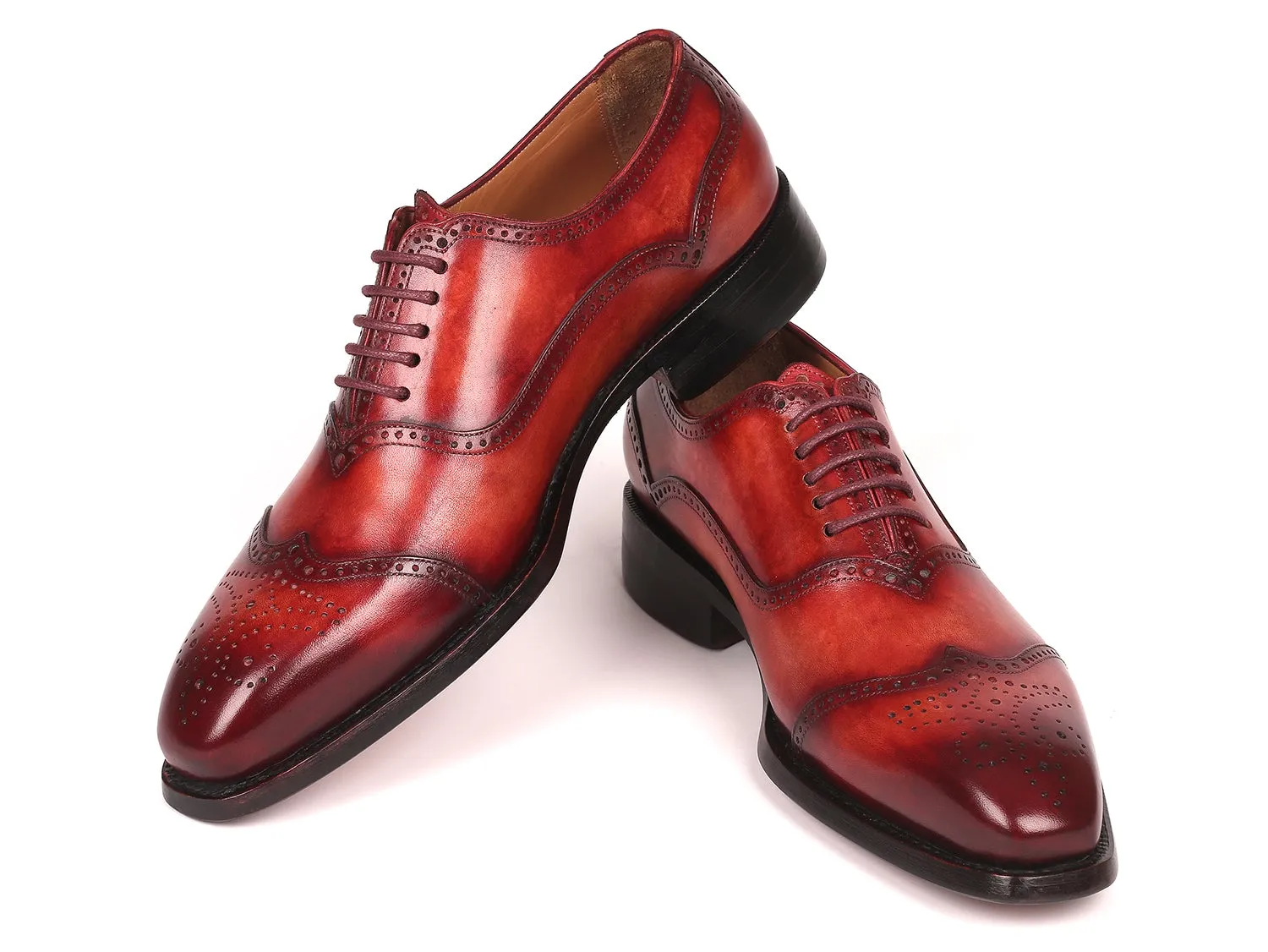 Paul Parkman Reddish Brown Goodyear Welted Oxford