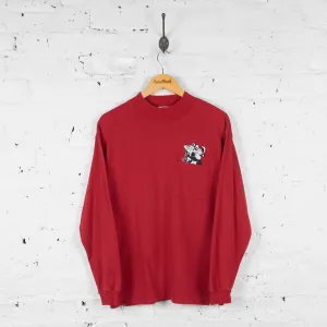Pepe Le Pew Warner Bros Long Sleeve T Shirt - Red - S