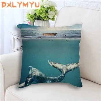 Pillow Cover: Whale Shark Pattern in 4 variants